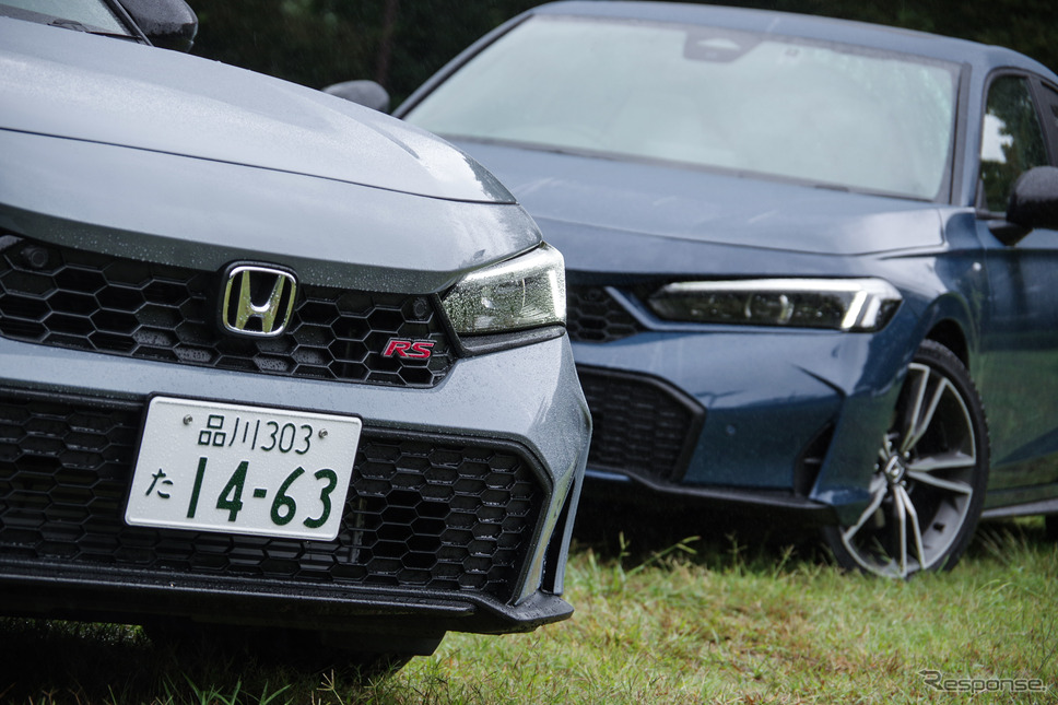 ホンダ シビックRSとe:HEV《写真撮影 宮崎壮人》