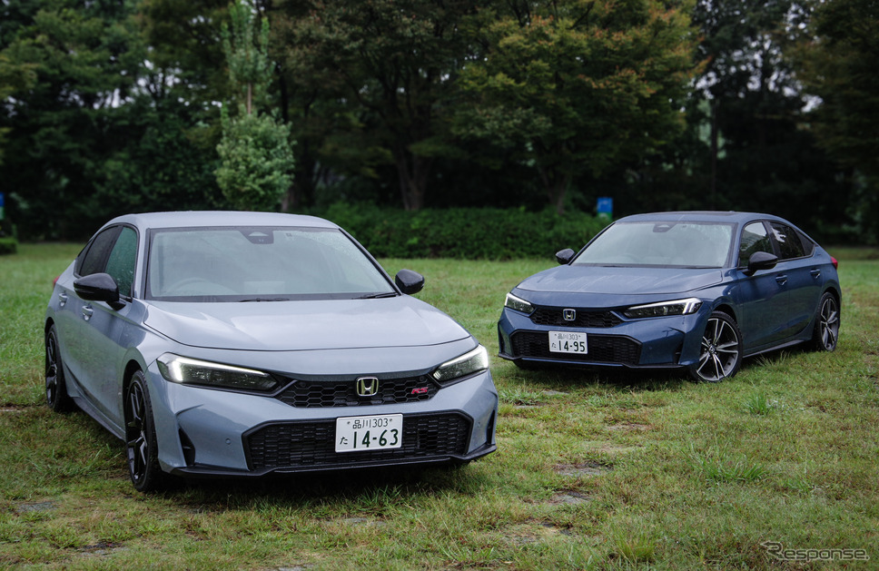 ホンダ シビックRSとe:HEV《写真撮影 宮崎壮人》