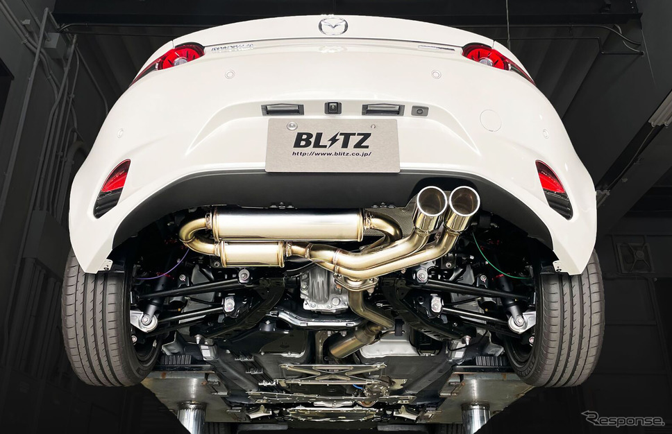 ブリッツのオールステンレスSUS304製マフラー「ニュルスペックVSR/VS」《写真提供 BLITZ》