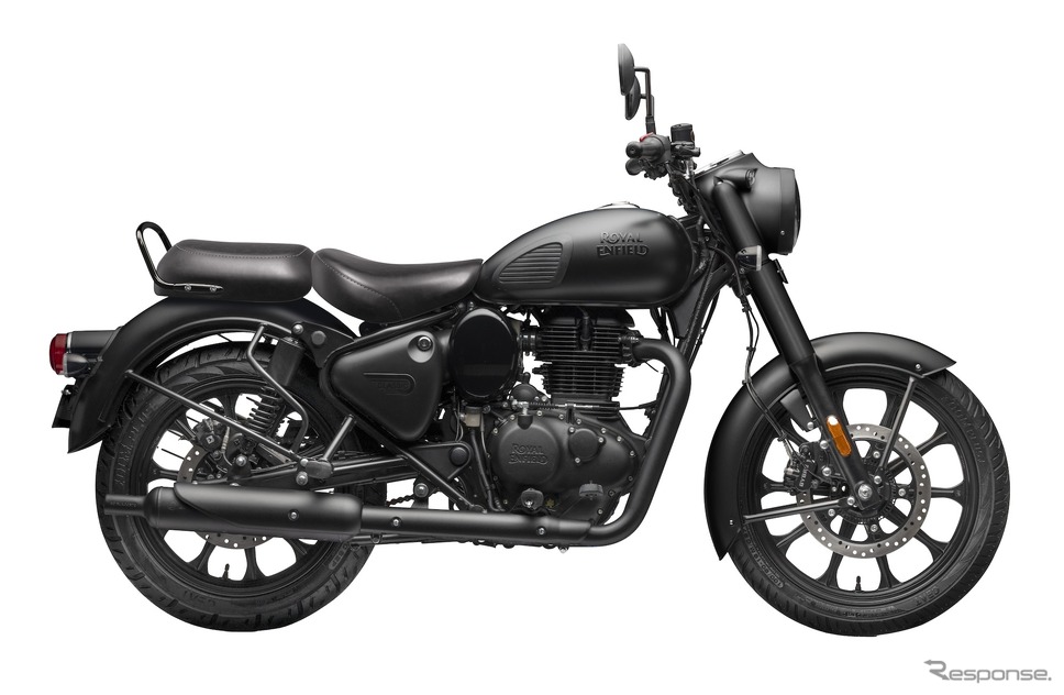 ロイヤルエンフィールド クラシック350(ダーク・シリーズ ステルス・ブラック)《写真提供 ピーシーアイ》