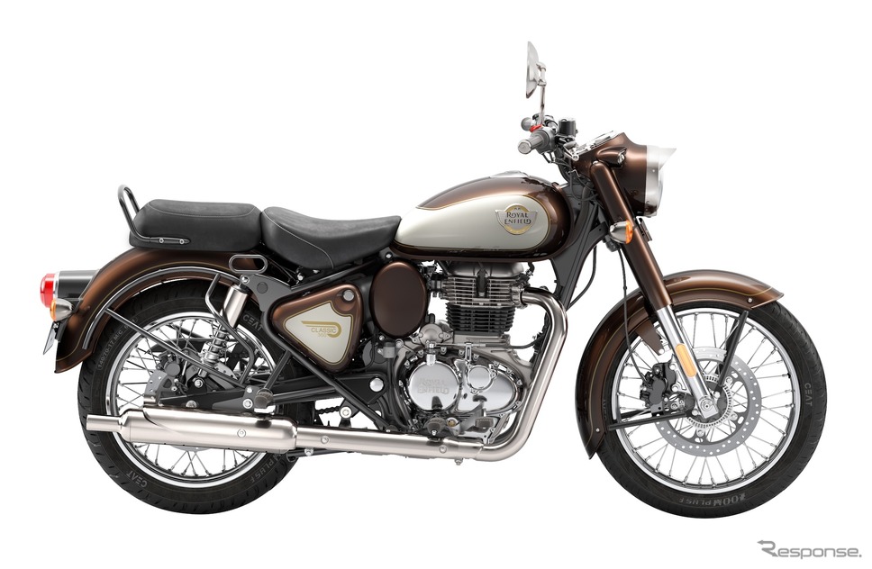 ロイヤルエンフィールド クラシック350(ヘリテージプレミアム・シリーズ メダリオン・ブロンズ)《写真提供 ピーシーアイ》