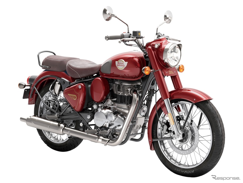 ロイヤルエンフィールド クラシック350(ヘリテージ・シリーズ マドラス・レッド)《写真提供 ピーシーアイ》