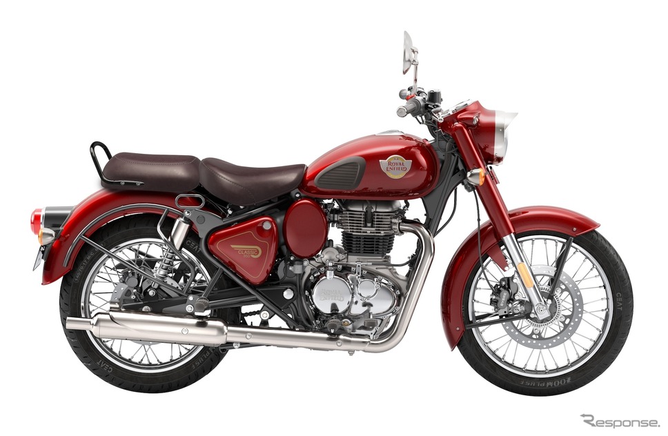 ロイヤルエンフィールド クラシック350(ヘリテージ・シリーズ マドラス・レッド)《写真提供 ピーシーアイ》