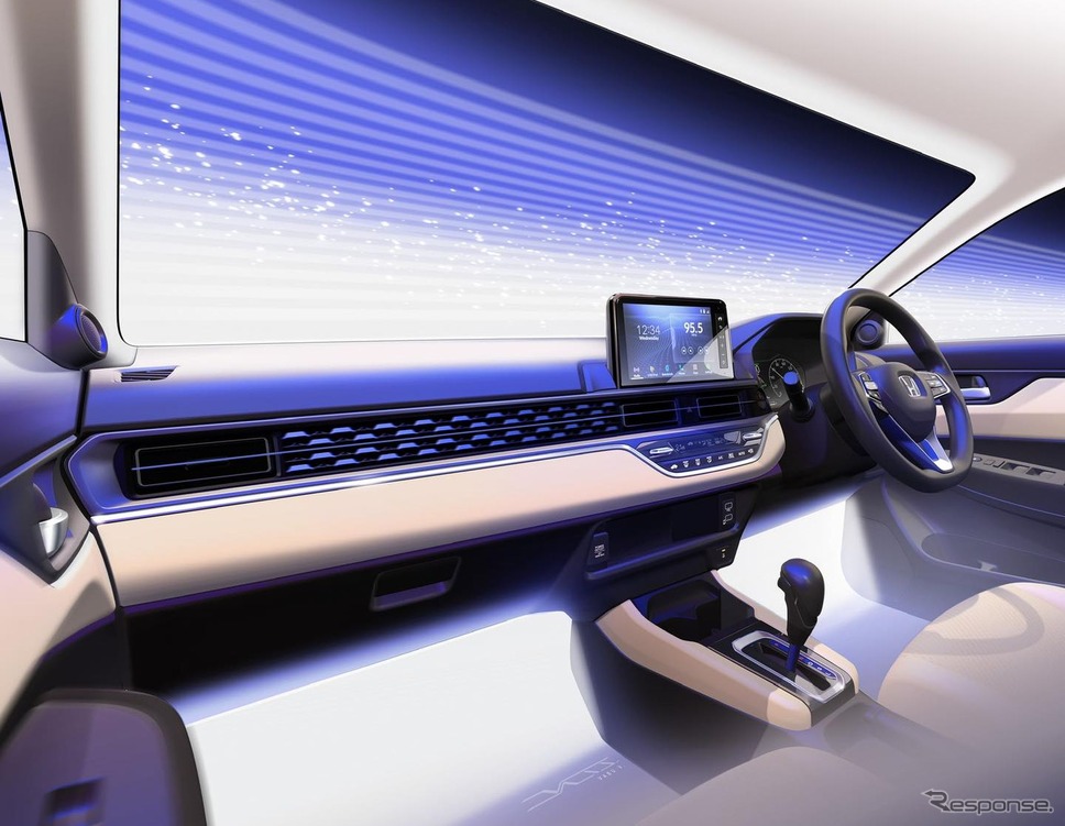 ホンダ アメイズ 新型のデザインスケッチ《photo by Honda》