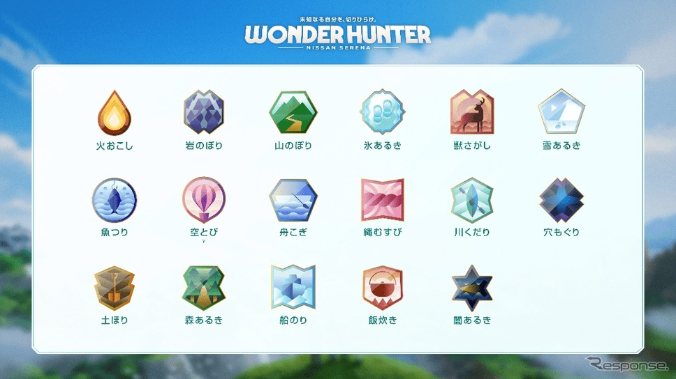 家族向けの新しい体験を提供する「NISSAN SERENA presents WONDER HUNTER」《写真提供 日産自動車》