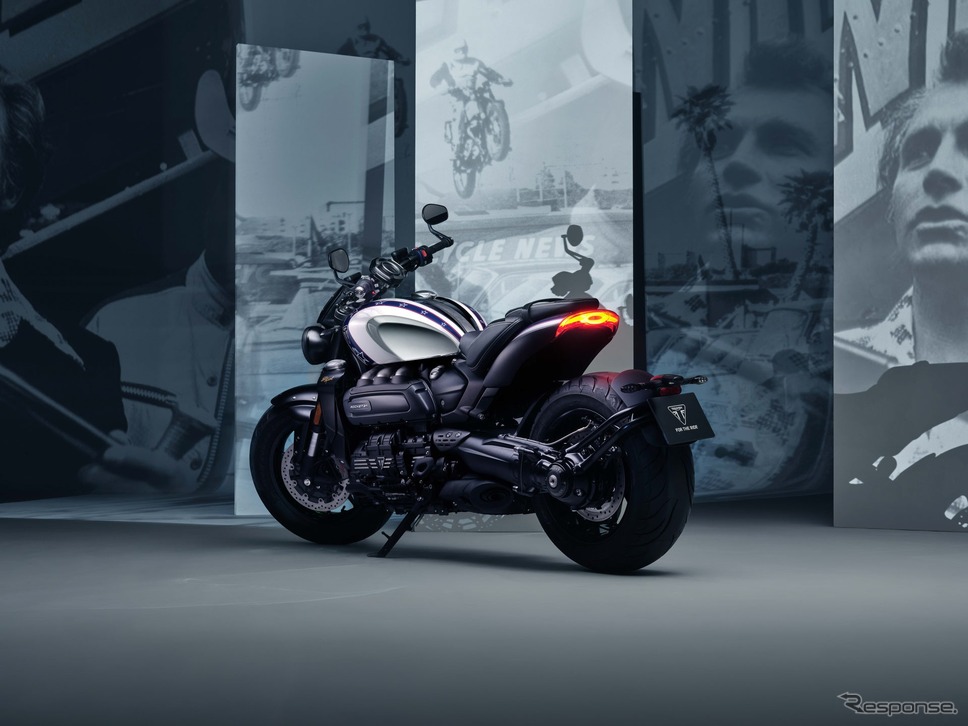 トライアンフ『Rocket 3 R & GT Evel Knievel Limited Editions』《写真提供 トライアンフモーターサイクルズジャパン》
