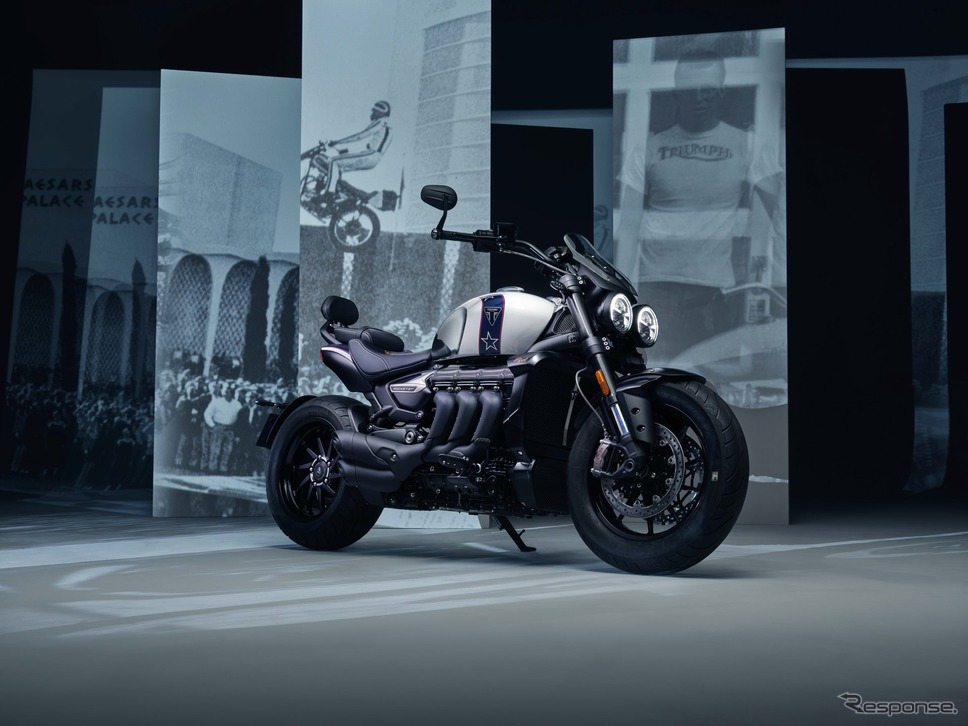 トライアンフ『Rocket 3 R & GT Evel Knievel Limited Editions』《写真提供 トライアンフモーターサイクルズジャパン》