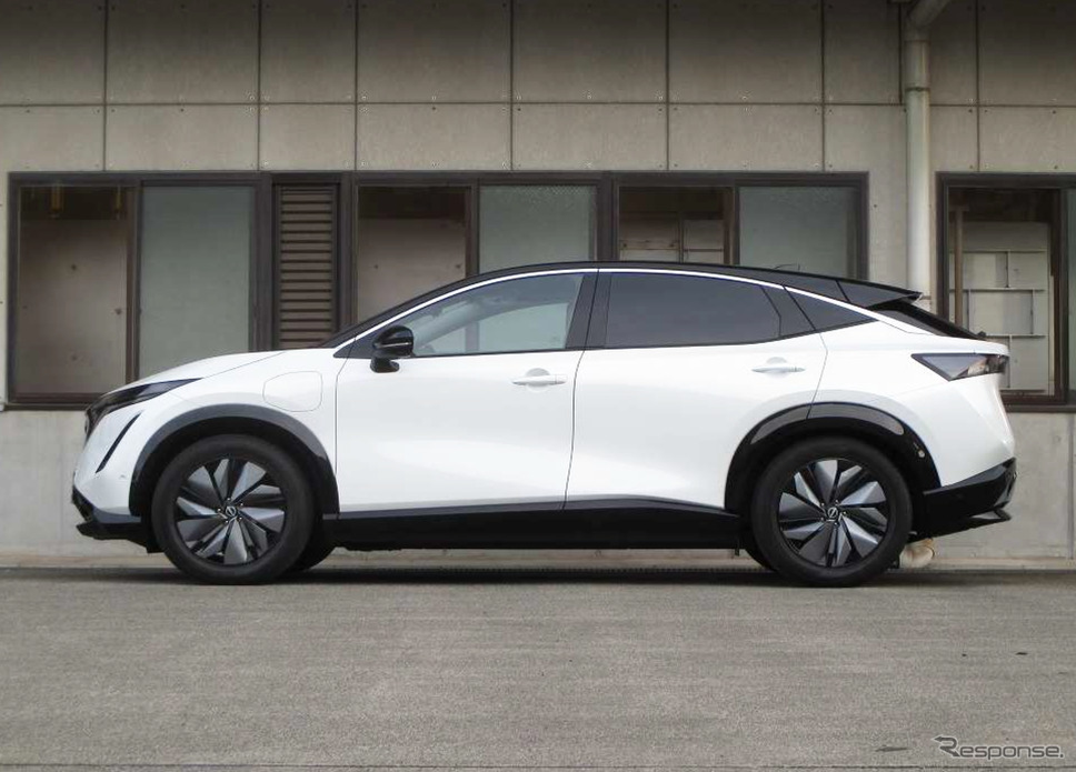 サステックNF210 日産・アリア装着例(フロント:17mmダウン / リア:24mmダウン)《写真提供 タナベ》