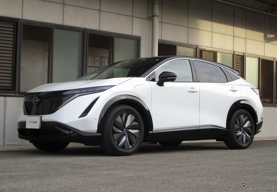 サステックNF210 日産・アリア装着例(フロント:17mmダウン / リア:24mmダウン)《写真提供 タナベ》