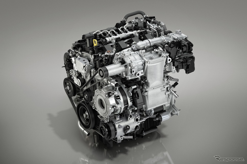 マツダはSKYACTIV-X（写真）に次ぐ新型4気筒エンジン「SKYACTIV-Z」の開発を進めている《写真提供 マツダ》