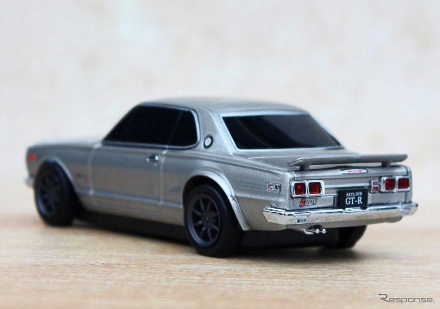 ミニカーにしか見えない日産『スカイライン2000GT-R』(KPGC10型)マウス《写真提供 フェイス》