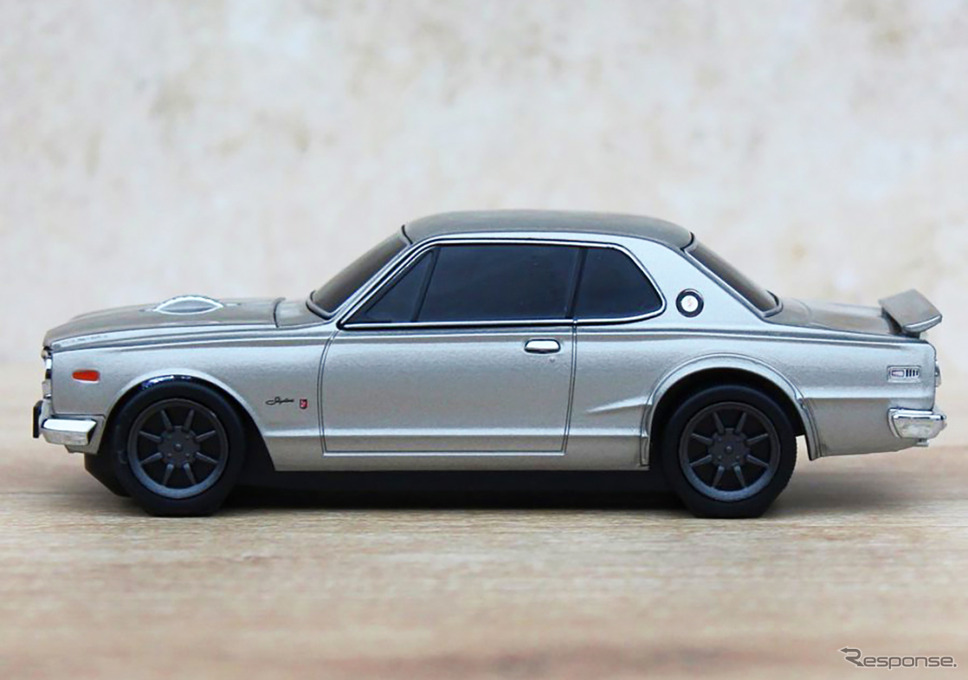 ミニカーにしか見えない日産『スカイライン2000GT-R』(KPGC10型)マウス《写真提供 フェイス》