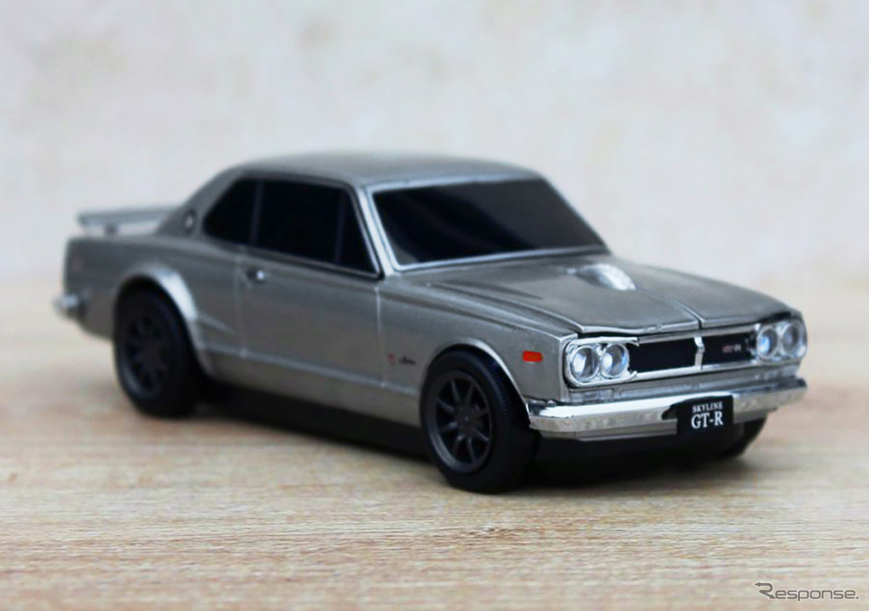 ミニカーにしか見えない日産『スカイライン2000GT-R』(KPGC10型)マウス《写真提供 フェイス》