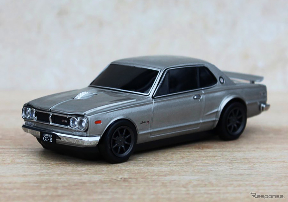 ミニカーにしか見えない日産『スカイライン2000GT-R』(KPGC10型)マウス《写真提供 フェイス》