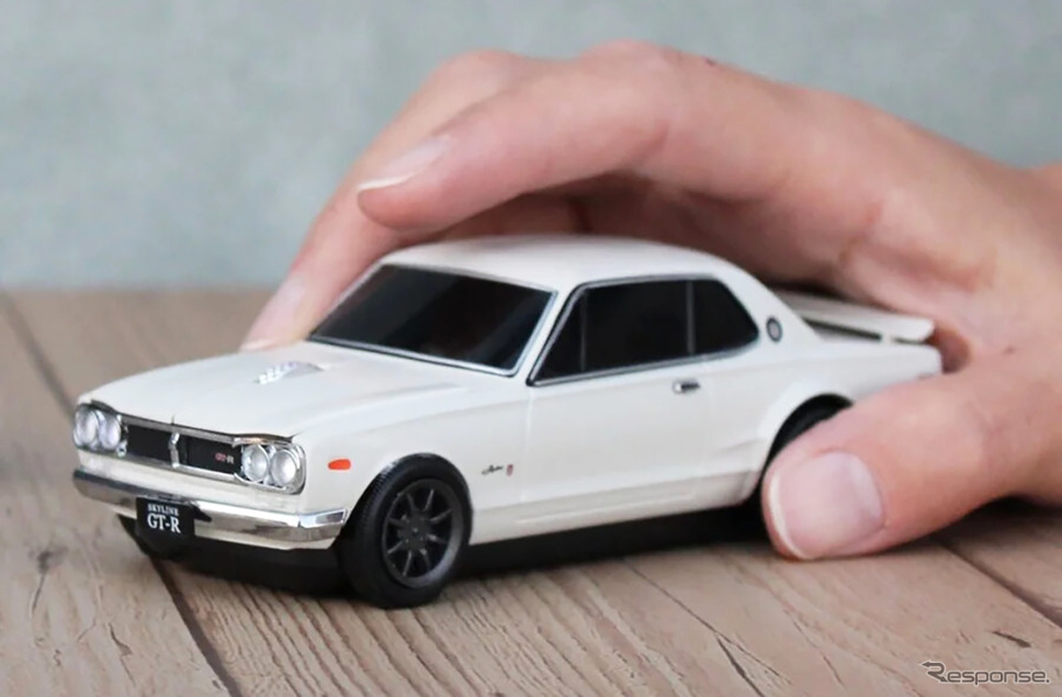 ミニカーにしか見えない日産『スカイライン2000GT-R』(KPGC10型)マウス《写真提供 フェイス》