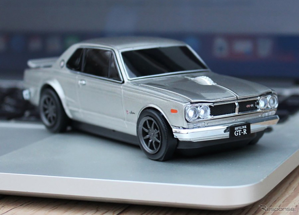 ミニカーにしか見えない日産『スカイライン2000GT-R』(KPGC10型)マウス《写真提供 フェイス》