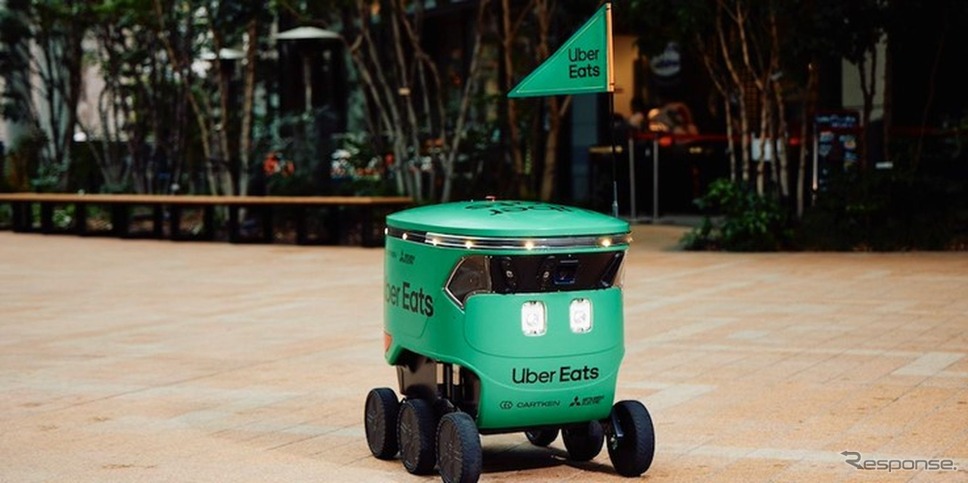 Uber Eatsのデリバリーロボット《photo by Uber Eats》