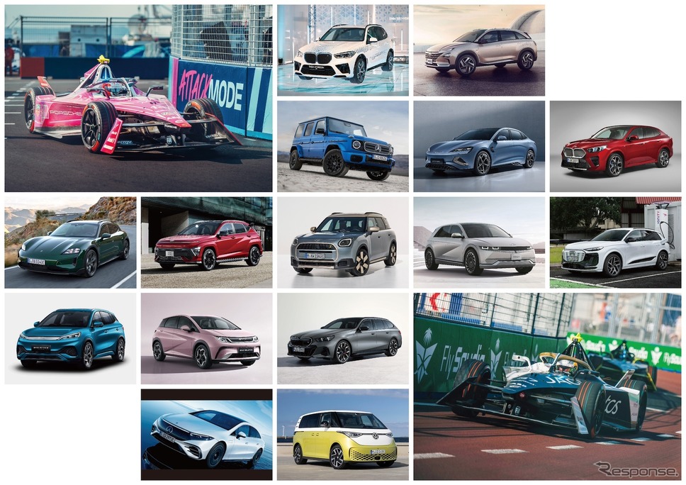JAIAカーボンニュートラル促進イベント in 東京（行幸通り特設会場展示車両一覧）《画像提供 JAIA》