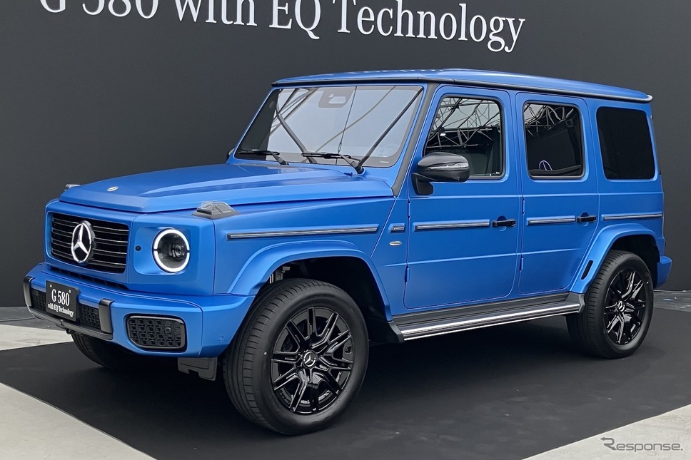 行幸通り / ジャパンモビリティショー2023出展車：メルセデスベンツG580《写真撮影 高木啓》