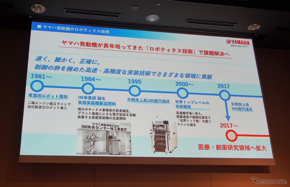 ヤマハ発動機のロボティクス技術《写真撮影 宮崎壮人》