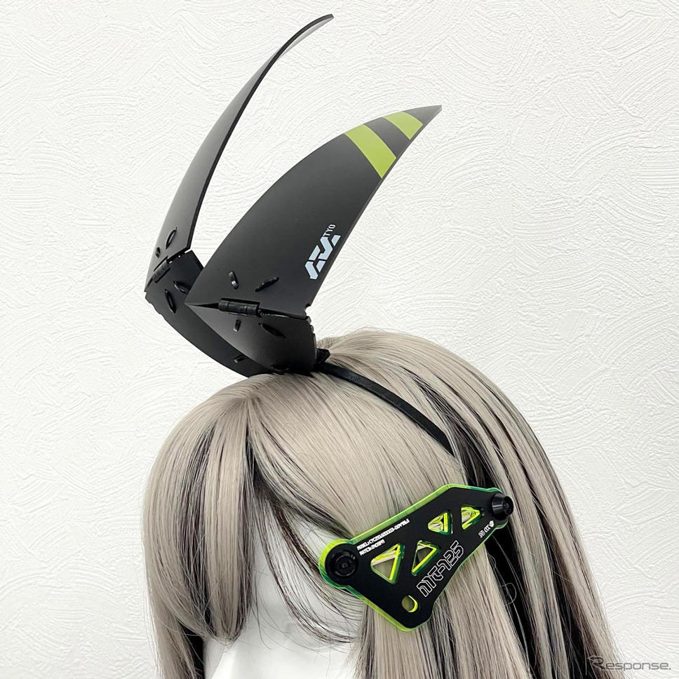 コラボレーション限定商品 一部イメージ(カチューシャ&バレッタ)《写真提供 ヤマハ発動機》