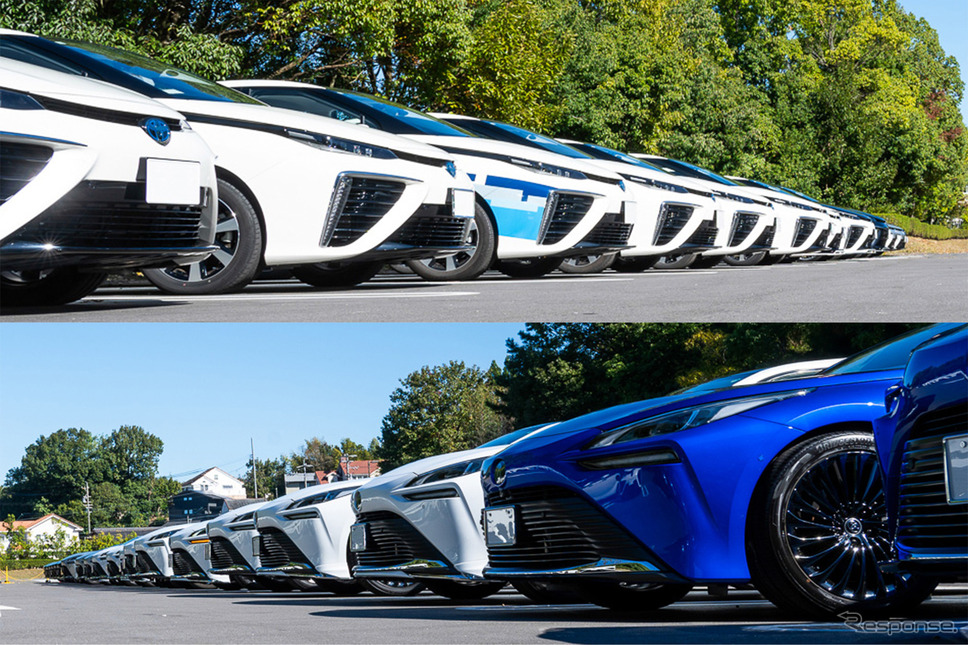 TOYOTA MIRAI CLUBと連携しFCEVによる給電を一部のSSで実施《写真提供 ラリージャパン 2024 実行委員会》