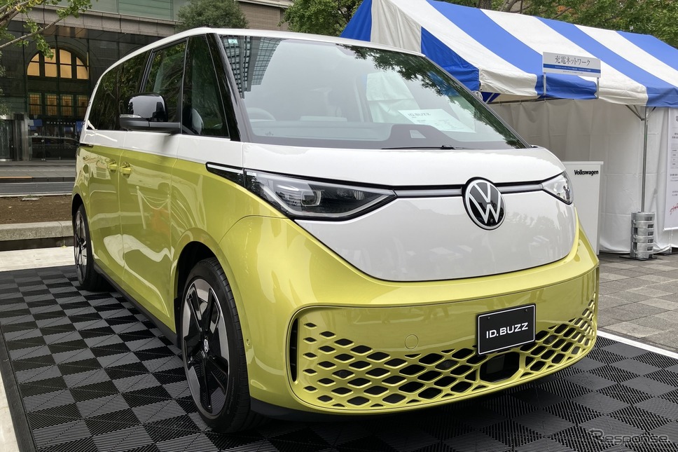 VW ID. Buzz(JAIAカーボンニュートラル促進イベント in 東京:行幸通り)《写真撮影 高木啓》