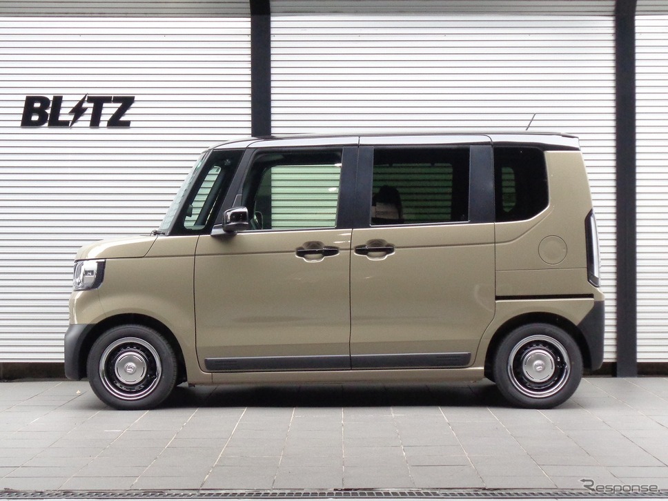 DAMPER ZZ-R N-BOX JOY 4WD(JF6)装着例(フロント:18mmダウン / リア:35mmダウン)《画像提供 BLITZ》