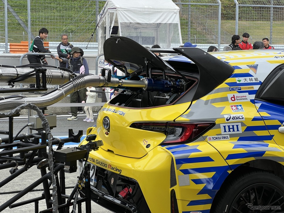 トヨタ「#32 ORC ROOKIE GR Corolla H2 Concept」(液体水素エンジンGRカローラ)《写真撮影 吉田瑶子》