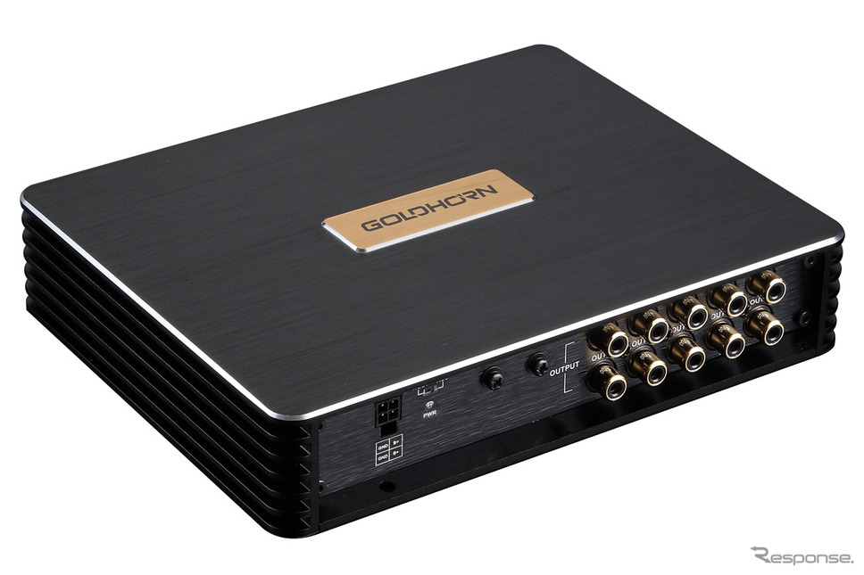 「パワーアンプ内蔵DSP」の一例(ゴールドホルン・DSPA 810PRO)。Photo by イース・コーポレーション