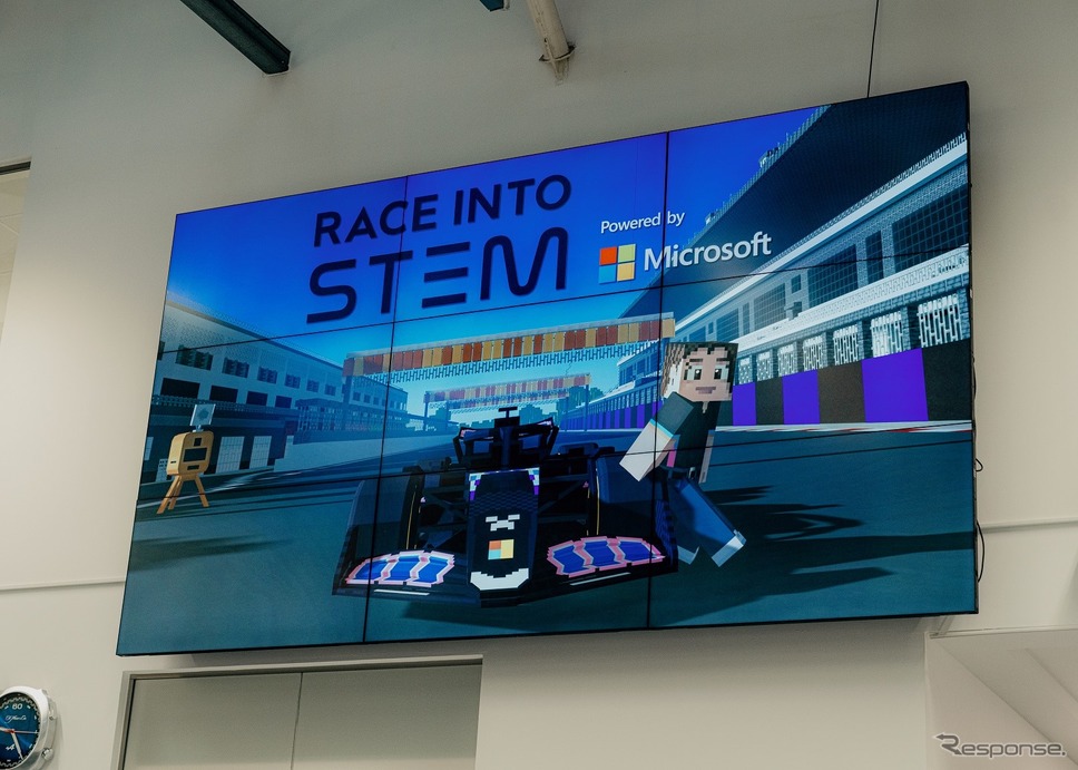 アルピーヌF1チームとマイクロソフトが教育用『マインクラフト』で若者にSTEM啓発《photo by Alpine》