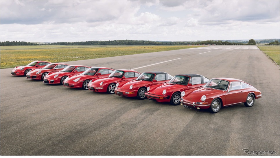 歴代のポルシェ 911《photo by Porsche》