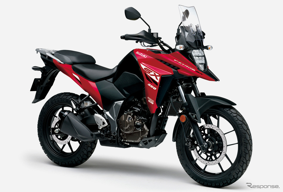 スズキ V-STROM 250SX(ソノマレッドメタリック)《写真提供 スズキ二輪》