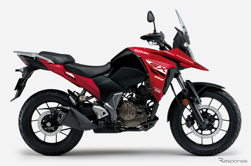 スズキ V-STROM 250SX(ソノマレッドメタリック)《写真提供 スズキ二輪》
