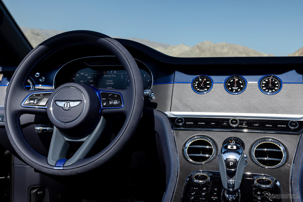 ベントレー『コンチネンタルGTスピードコンバーチブル』の「テクスチャー表現」コレクション《photo by Bentley》