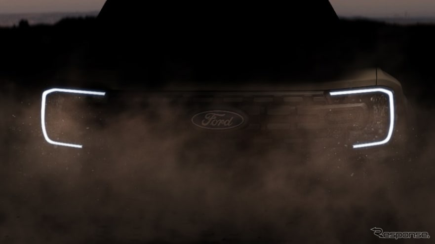フォード・レンジャー・スーパーデューティのティザー《photo by Ford》