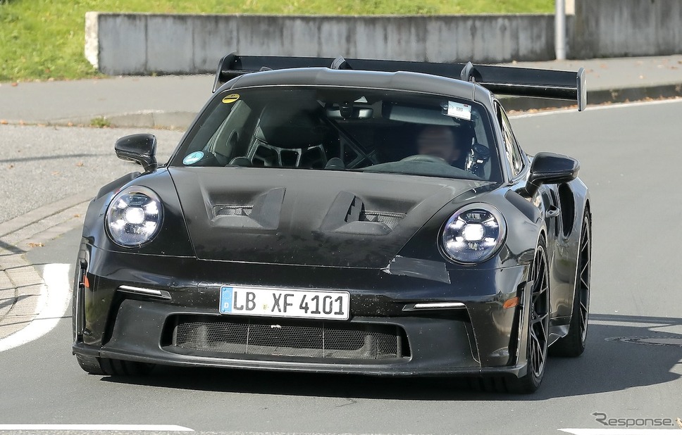 ポルシェ 911 GT3 RS 改良新型のプロトタイプ《APOLLO NEWS SERVICE》