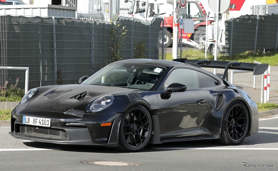 ポルシェ 911 GT3 RS 改良新型のプロトタイプ《APOLLO NEWS SERVICE》