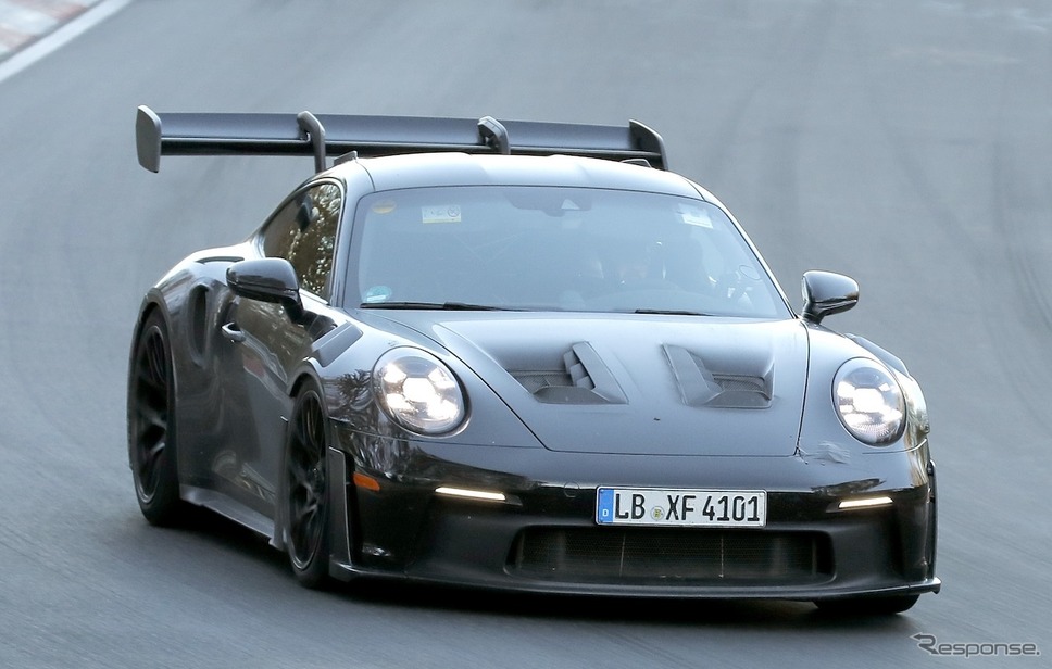 ポルシェ 911 GT3 RS 改良新型のプロトタイプ《APOLLO NEWS SERVICE》