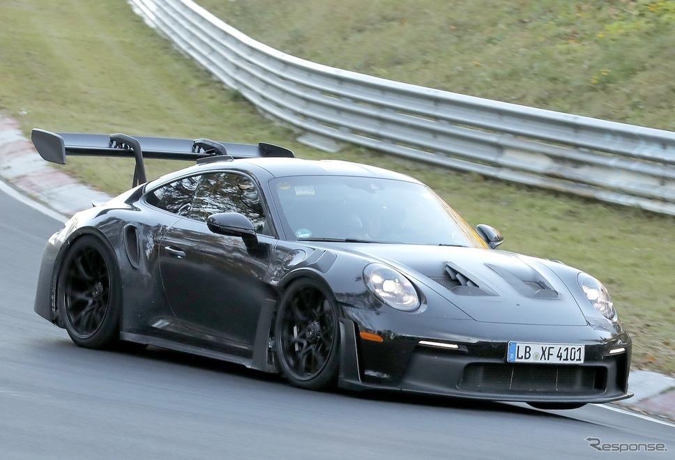 ポルシェ 911 GT3 RS 改良新型のプロトタイプ《APOLLO NEWS SERVICE》