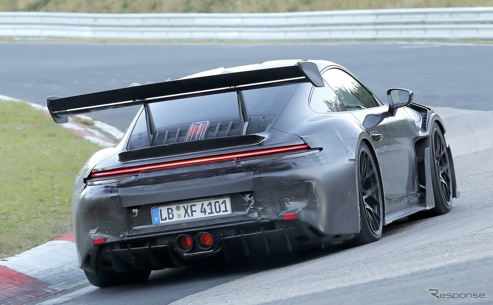 ポルシェ 911 GT3 RS 改良新型のプロトタイプ《APOLLO NEWS SERVICE》