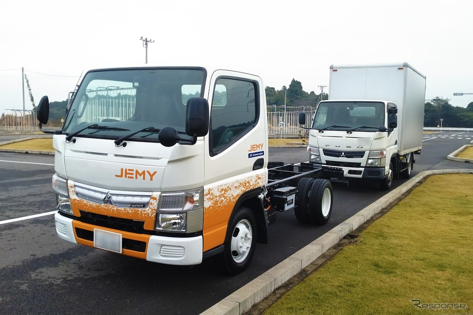 国内初のEVコンバージョントラックの量産予定車が完成《写真提供 ヤマトモビリティ》