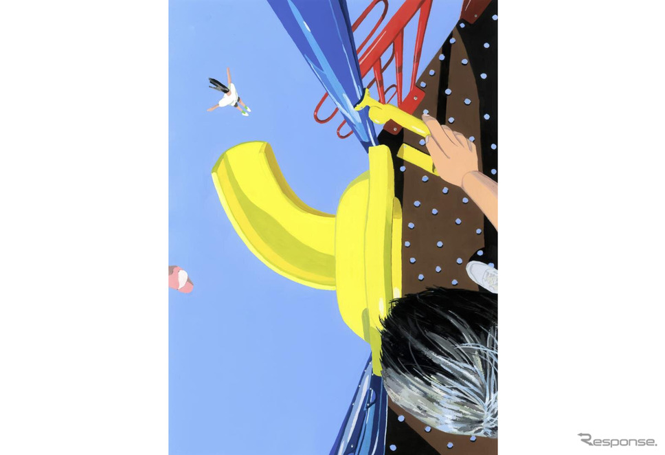 「その一瞬をトキメキと呼んでみる展 -見逃したくない日常の風景-」たざきたかなりさんの作品《写真提供 ヤマハ発動機》