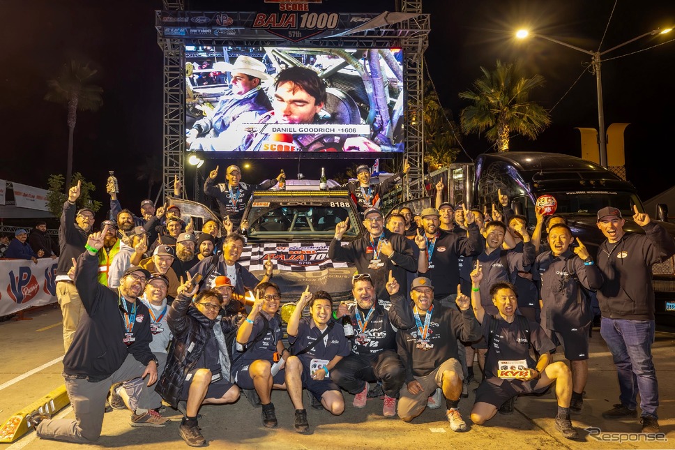 JAOSが「SCORE World Desert Championship 57th SCORE BAJA 1000」でクラス優勝《写真提供 JAOS》