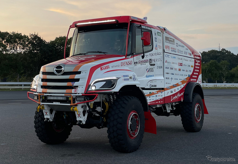 日野チームスガワラのHINO 600シリーズ《photo by Toyota》