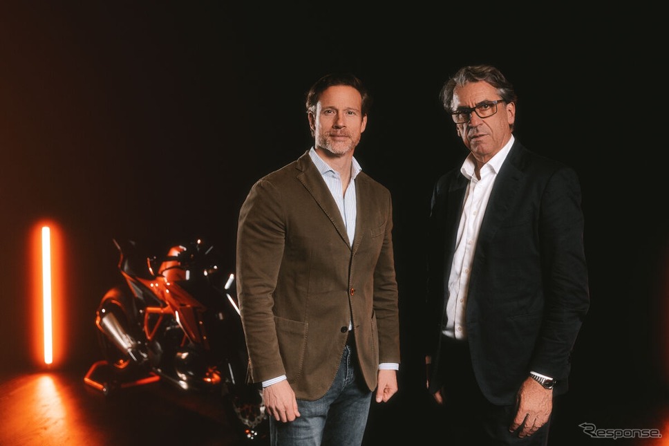 KTMのステファン・ピエラーCEOとゴットフリート・ノイマイスター共同CEO《photo by KTM》