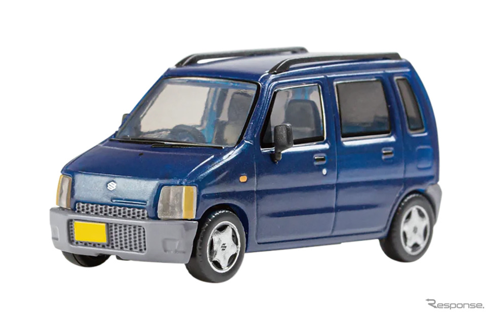 スズキとコラボレーションしたカプセルトイ「Figure Vehicle SUZUKI WAGON R(スズキ ワゴンアール)」《写真提供 スタジオソータ》