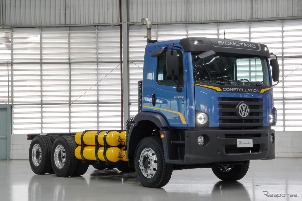 バイオメタンを燃料とする新型トラックVW『コンステレーション26.280』《photo by VW》