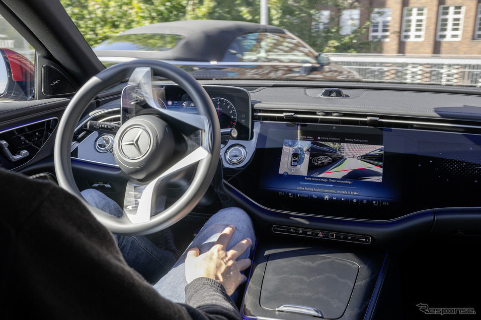 メルセデスベンツが自動駐車システムを改良《photo by Mercedes-Benz》