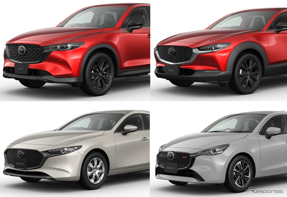 『CX-5』『CX-30』『マツダ3』『マツダ2』の主力4車種に新機種を追加《写真提供 マツダ》